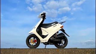 ホンダのディオを短くしてみた　honda dio af25 amazing short custom af18 modify af35 zx wheel