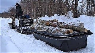 ЗАГОТАВЛИВАЮ ДРОВА, ГЛУХОЙ ЛЫЖНИК ПРОРВЕМСЯ!