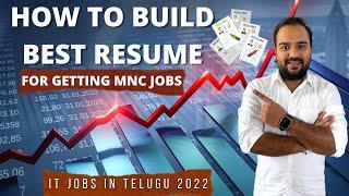 How to build best resume for MNC Companies 2022 | Fresher & Experienced | Build resume for freshers