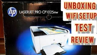 HP Laserjet Pro CP1025nw Unboxing | Setup | Printing Test | Best budget color printer in pakistan