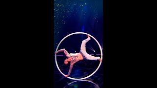WOWING BALANCING ‍️ He Amazes with SHOCKING STUNTS on the CYR WHEEL | Got Talent 2022 #Shorts