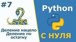 Деление нацело // и Деление по остатку % | Python с Нуля | Урок 7