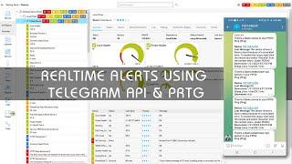 How to connect Telegram with PRTG Server for automated notification alerts using Telegram Bots