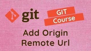 35. Add, Rename & Remove Remote origin url  to the Git Repo. What is Origin in Remote - GIT