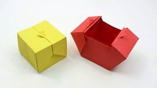 Origami Box Folding | How to Make Beautiful Origami Box with Paper