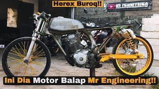 Motor Balap Mr Enginering Yang Baru!! SITUS CB Vlog!! ft AHLINYA ACG stater