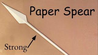 How to Make a Paper Spear