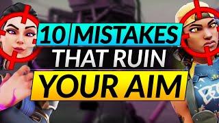 10 REASONS WHY YOUR AIM SUCKS - NEW TIPS to NEVER MISS SHOTS - Valorant Pro Guide