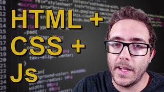 COMO O HTML, CSS e JS TRABALHAM JUNTOS? - Programador Br Ep. 81