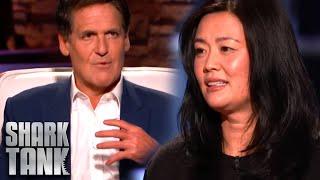 Shark Tank US | Mark Cuban Tries To Pit The Original Stretchlace's Entrepreneurs Against Robert