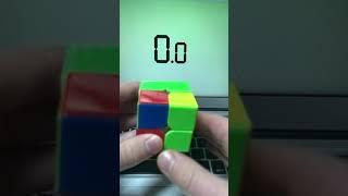 2x2 Rubik’s Cube Solved In 2.4 Seconds SLOW MOTION VIDEO