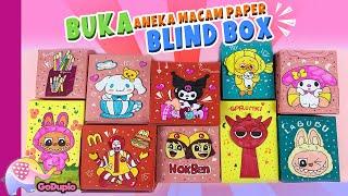 BUKA Beraneka Macam Paper BLIND BOX! Ada Blind Box LABUBU KUROMI Juga SPRUNKI!  - Goduplo TV