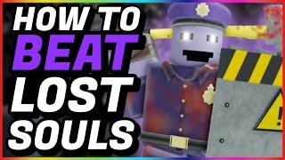 EASY WAY TO BEAT "LOST SOULS" + SLAUGHTER WARDEN SKIN SHOWCASE! | Tower Defense Simulator