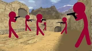 Counter-Strike 1.6 - de_dust2 (Zombie Server) - 1080p - Animation