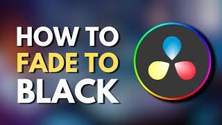 How To Fade to Black in Davinci Resolve 18 | Fade Transition | Tutorial