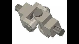 3D Animation: Universal Coupling | Mechanical Engineering Tutorial