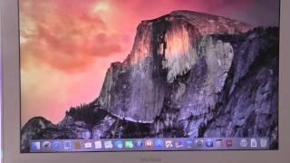 OS X 10.10 Yosemite on MacBook (White) late 2009