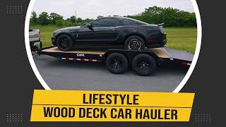 Lifestyle | Wood Deck Car Hauler | CAM Superline®