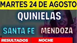 Resultados Quinielas Nocturna de Santa Fe y Mendoza, Martes 24 de Agosto