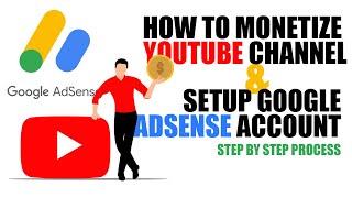 How to Monetize YouTube Channel & Setup Adsense Account