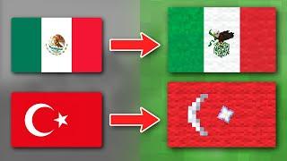 Flags in Minecraft Style | Fun With Flags