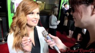 Debby Ryan & Dove Cameron Interviews at #VampireAcademy Los Angeles Premiere @DebbyRyan @DoveCameron