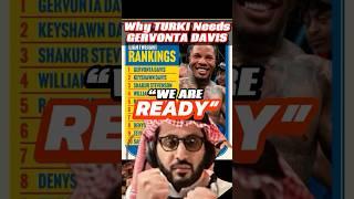 Why TURKI NEEDS GERVONTA DAVIS #boxing #boxeo #shorts