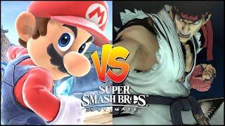 Mario Vs. Ryu: Super Smash Bros. Ultimate - Online Matches