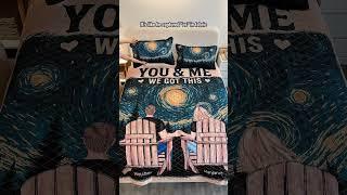 You & Me We Got This Couple Anniversary Gift | Custom Quilt Set