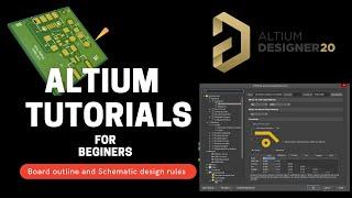 Altium Tutorials for beginners - Creating your own PCB Design Rules