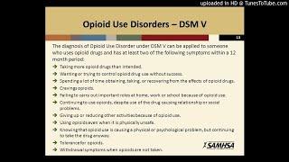 Opioid use disorder