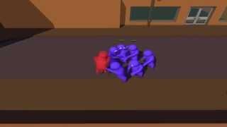 Gang Beasts 0.03 Секреты и баги на карте Street