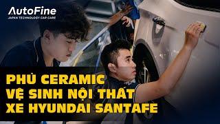 Phủ Ceramic Cho Xe SantaFe 2018 | AutoFine Vietnam