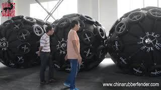 Pneumatic rubber fender produced by Nanjing DEERS