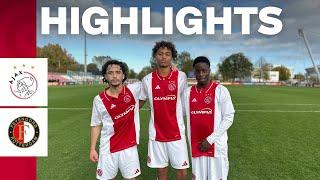 INSANE END TO THE GAME ‍ | Highlights Ajax O17 - Feyenoord O17