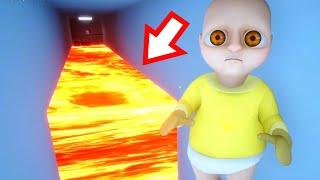 ЛАВА В ЛАБИРИНТЕ ? КУДА БЕЖАТЬ ? ИГРА The Baby In Yellow