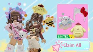 Claiming ALL Sanrio Limited UGCs! | Roblox My Hello Kitty Cafe | Riivv3r