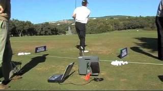 Anders Hansen driver fitting with TrackMan