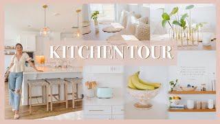 KITCHEN TOUR | cozy decor + organization ideas!