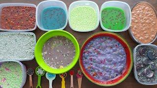 Satisfying Slime Mixing Izabela Stress Slime Smoothie Video