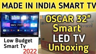 Oscar 32inch Smart LED Tv Unboxing | Unboxing Smart Led Tv 2022 | Unboxing | Best Led Tv Unboxing