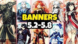 NEW UPDATE! 5.2-5.8 CHARACTER BANNER ROADMAP! CHRONICLED BANNER, FURINA & RERUNS - Genshin Impact