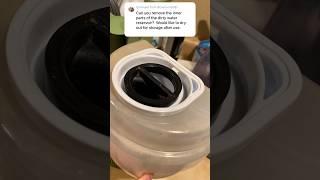 Can you remove the pieces inside the dirty tank on the Bissell Little Green Machine?