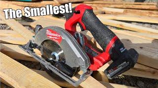 Smallest Circular Saw On The Market! Milwaukee M12 FUEL Gen II 5- 3/8" Circular Saw 2521-21HO