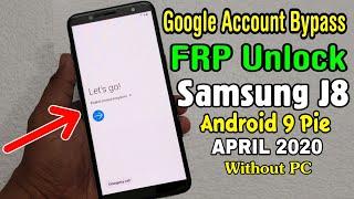 Samsung J8 (SM-J810) FRP Unlock/ Google Account Bypass Android 9 Pie || APRIL 2020 (Without PC)