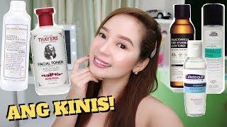 MY TOP 5 TONER, makinis at deep clean face 2019