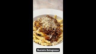 Delicious Pasta Recipe: Busiati w/ Bison Bolognese | #shorts