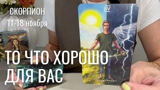 СКОРПИОН : Что хорошо и правильно для ВАС! | Неделя 11-18 ноября 2024 таро прогноз