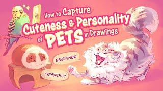 How to Capture Cuteness & Personality of PETS in Drawings Easily in Clip Studio Paint