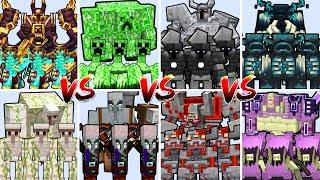 STRONGEST EVER MOB BOSS TEAMS TOURNAMENT | Minecraft Mob Battle